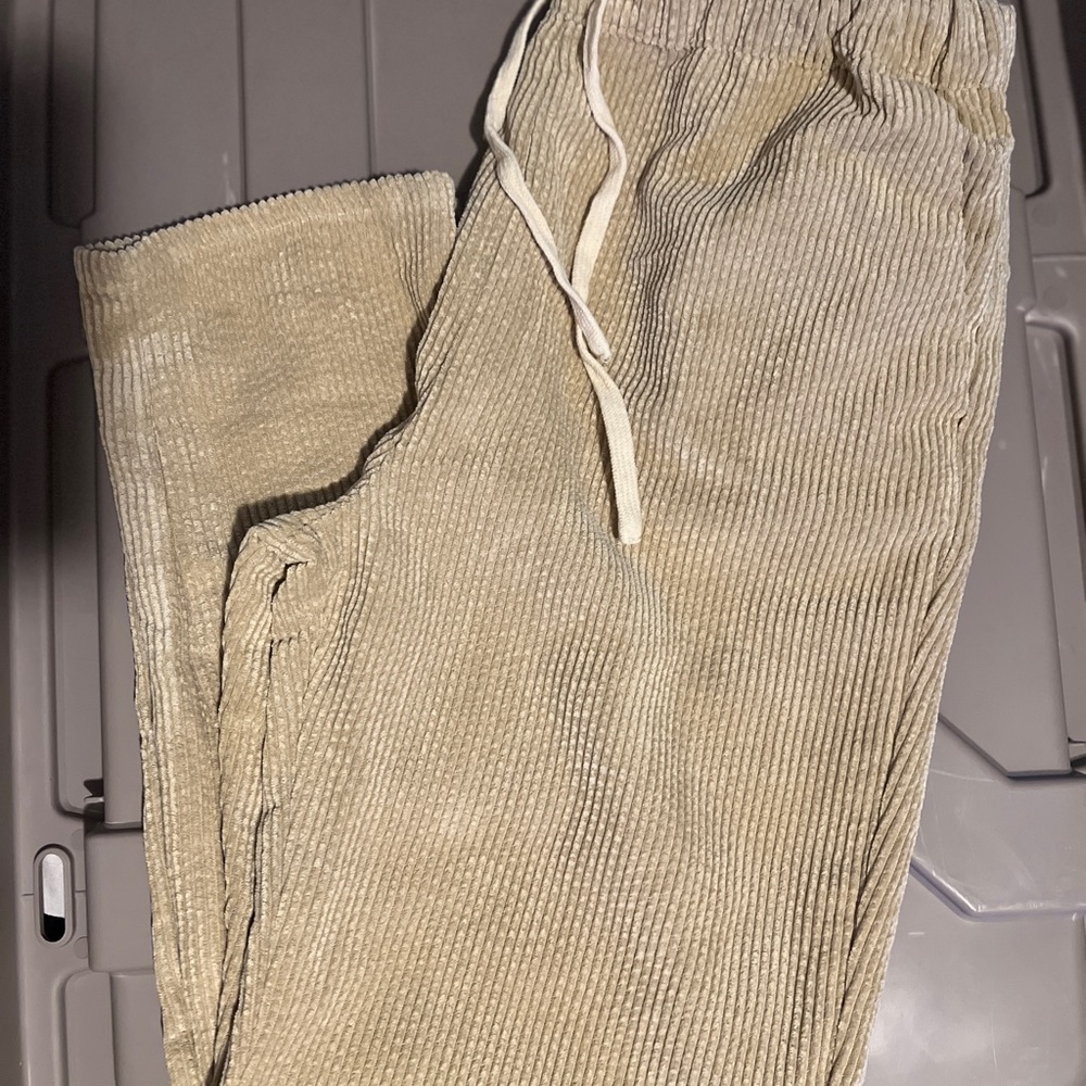 Corduroy Tan Pants